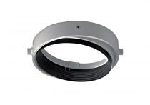 QUADRA 185-Support p/lampe G53 AR111, rond, orient.et basc, gris,lampe non incl. (4197)