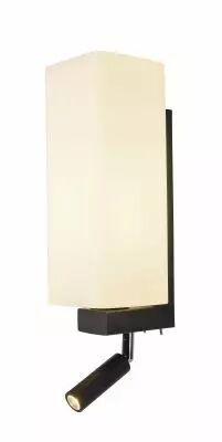 QUADRASS SPOT, applique int�rieure, liseuse, noir, E27, max 40W, LED 2W, 3000K (1003428)
