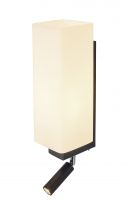 QUADRASS SPOT, applique intérieure, liseuse, noir, E27, max 40W, LED 2W, 3000K (1003428)