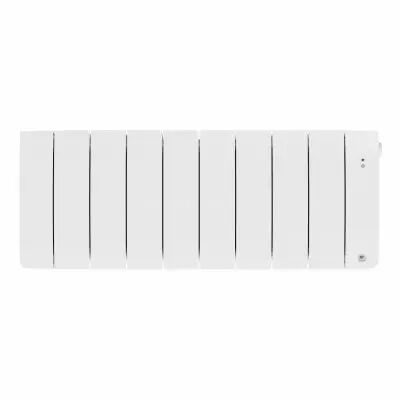 Radiateur chaleur douce connect� Bilbao 4 bas 1000W Blanc brillant (494836)