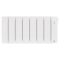 Radiateur chaleur douce connecté Bilbao 4 bas 700W Blanc brillant (494835)