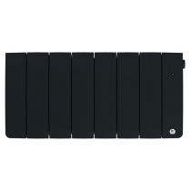 Radiateur chaleur douce connecté Bilbao 4 bas 700W Gris ardoise (494841)