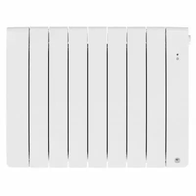 Radiateur chaleur douce connect� Bilbao 4 horizontal 1250W Blanc brillant (493824)
