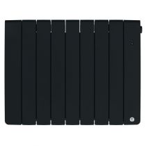 Radiateur chaleur douce connecté Bilbao 4 horizontal 1250W Gris ardoise (493829)