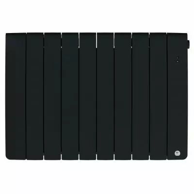 Radiateur chaleur douce connect� Bilbao 4 horizontal 1500W Gris ardoise (493830)