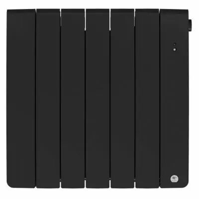 Radiateur chaleur douce connect� Bilbao 4 horizontal 750W Gris ardoise (493827)