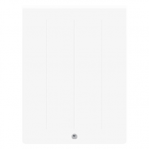 Radiateur chaleur douce connecté Kenya 4 horizontal 0750W Blanc (414717)