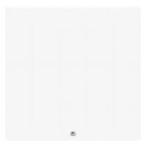 Radiateur chaleur douce connecté Kenya 4 horizontal 1000W Blanc (414718)