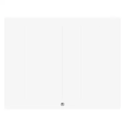Radiateur chaleur douce connect� Kenya 4 horizontal 1250W Blanc (414719)