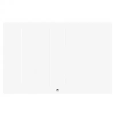 Radiateur chaleur douce connect� Kenya 4 horizontal 1500W Blanc (414720)