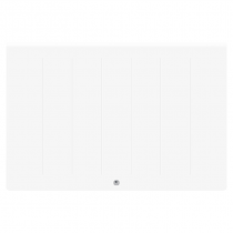 Radiateur chaleur douce connecté Kenya 4 horizontal 1500W Blanc (414720)