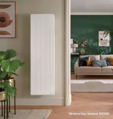 Radiateur connect� Nirvana Neo vertical 1500W blanc (529912)