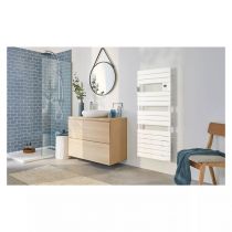 radiateur sèche-serviettes connecté adelis digital 1750w blanc carat (861645)