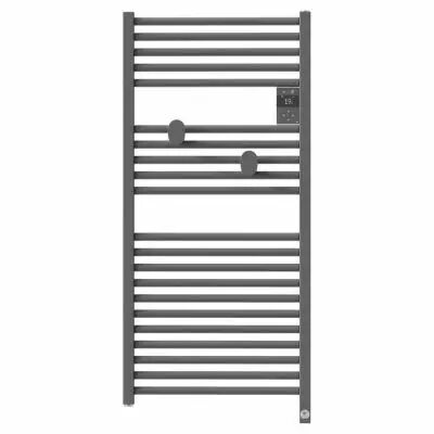 Radiateur s�che-serviettes connect� Riva 5 500W Gris menhir (471625)
