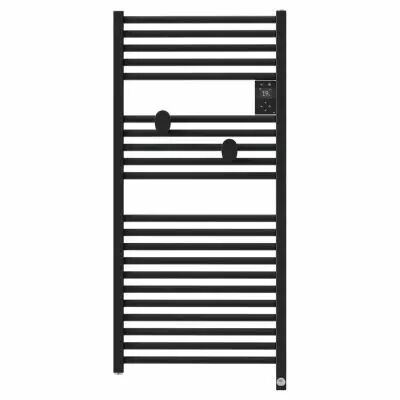 Radiateur s�che-serviettes connect� Riva 5 500W Noir carbone (471624)