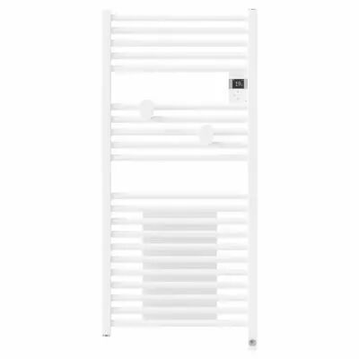 Radiateur s�che-serviettes connect� Riva 5 avec soufflerie 1500W Blanc brillant (471633)