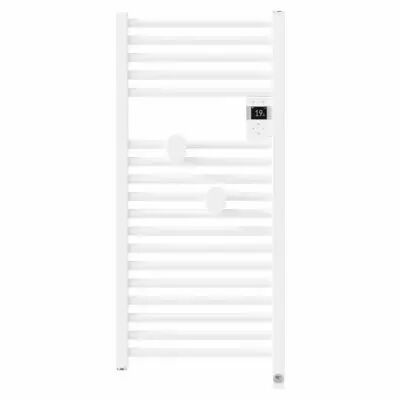 Radiateur s�che-serviettes connect� Riva 5 Etroit 300W Blanc brillant (471659)