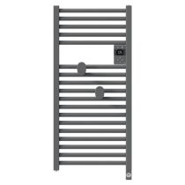 Radiateur sèche-serviettes connecté Riva 5 Etroit 300W Gris menhir (471648)