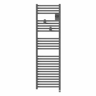 Radiateur s�che-serviettes connect� Riva 5 Etroit 500W Gris menhir (471649)