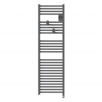 Radiateur sèche-serviettes connecté Riva 5 Etroit 500W Gris menhir (471649)