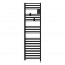 Radiateur sèche-serviettes connecté Riva 5 Etroit 500W Noir carbone (471656)