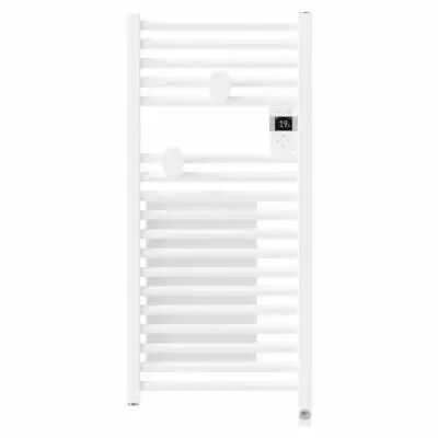 Radiateur s�che-serviettes connect� Riva 5 Etroit avec soufflerie 1300W Blanc (471645)