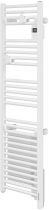 Radiateur sèche-serviettes Doris digital étroit 1300W blanc carat (851291)