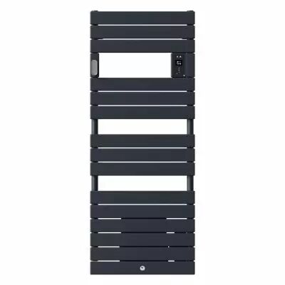 Radiateur s�che-serviettes Riviera 2 0750W gris ardoise (497533)