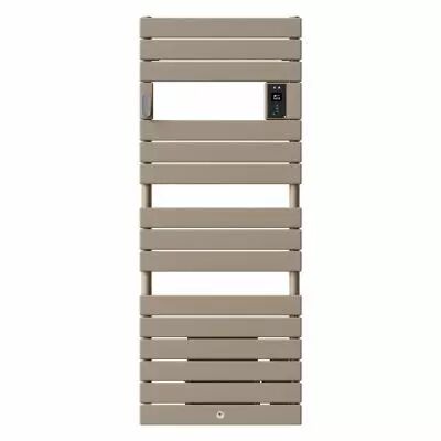 Radiateur s�che-serviettes Riviera 2 avec soufflerie 1750W brun sable (498607)