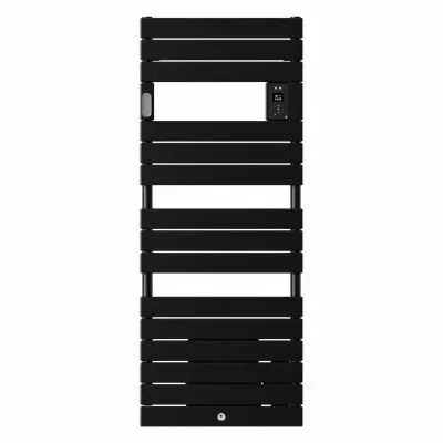 Radiateur s�che-serviettes Riviera 2 avec soufflerie 1750W noir carbone (498618)