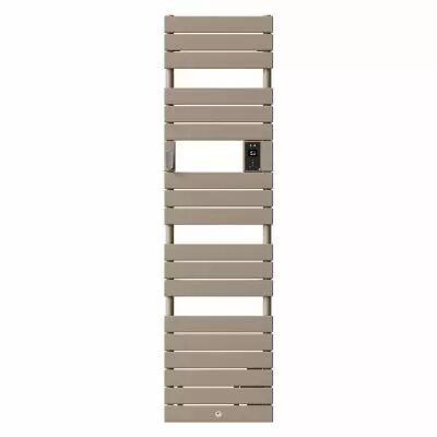 Radiateur s�che-serviettes Riviera 2 �troit avec soufflerie 1500W brun  sable (498253)