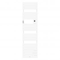 Radiateur sèche-serviettes Riviera 2 étroit avec soufflerie 1750W blanc brillant (498225)