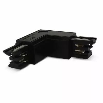 rail 3a connect triphase coude l noir 230v (8243)