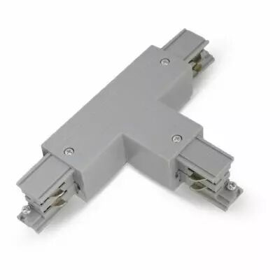 rail 3a connect triphase forme t argent (8271)