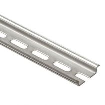 Rail symétrique avec oblongs à couper prof. 7,5 mm - L. 2 m (047722)