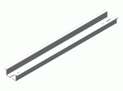 Rail sym�trique Lina 25 pour chassis - pour armoire Altis larg. 1200 mm (047732)