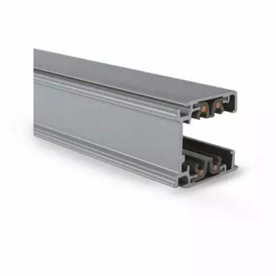 rails 3a triphases alu argent 230v 2m (x 10) (82012)