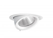 RANDY 2 - Downlight rond, orientable, blanc, 70°, LED intég 25W 3000K 3000lm (50191)