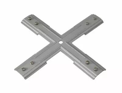 Renfort m�canique, connecteur en X, pour rail 1 allumage en saillie, int�rieur, gris argent (143169)