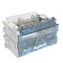 Répartiteur modulaire bipolaire 100A 4 modules (400401)