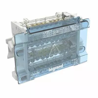 R�partiteur modulaire t�trapolaire 100A 8 modules (400407)
