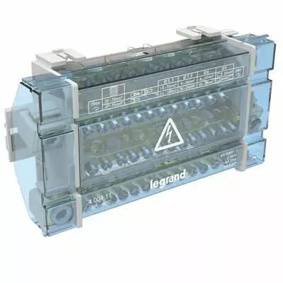 R�partiteur modulaire t�trapolaire 160A 10 modules (400411)