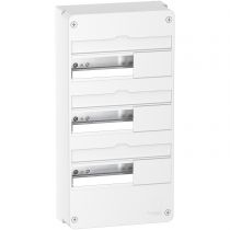 Resi9 - Coffret en saillie Blanc (RAL 9003)- 3 rangées de 13 modules (R9H13403)