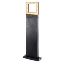 ring potelet rectangle 0,5m 12w diffuseur carre 3000k gs ip54 (67756)