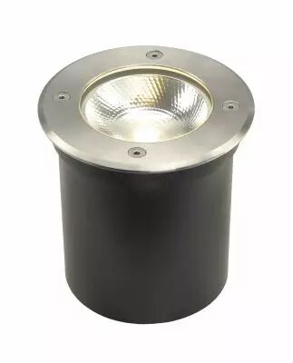 ROCCI, encastr� de sol ext�rieur, rond, inox, LED, 8,6W, 3000K, IP67, collerette inox 316 (227600)