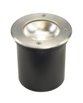 ROCCI, encastré de sol extérieur, rond, inox, LED, 8,6W, 3000K, IP67, collerette inox 316 (227600)