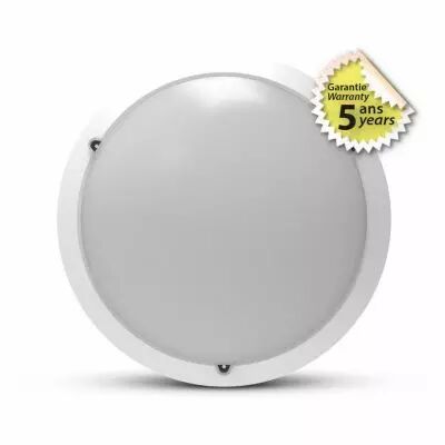 rondo hublot diam 300mm 20w 2500lm 3000k blanc 5ans (100735)