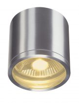 ROX, plafonnier extérieur, alu brossé, GU10/QPAR111, 50W max, IP44 (1000332)