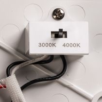 RUBA, applique et plafonnier extérieur, blanc, LED, 12W, 3000/4000K, interrupteur CCT (1005089)