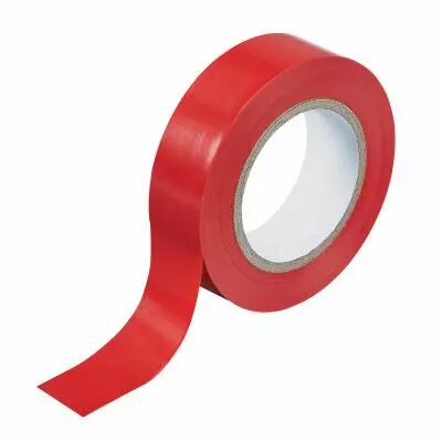 Ruban adh�sif isolant en PVC dimensions 15x10mm - rouge (093092)